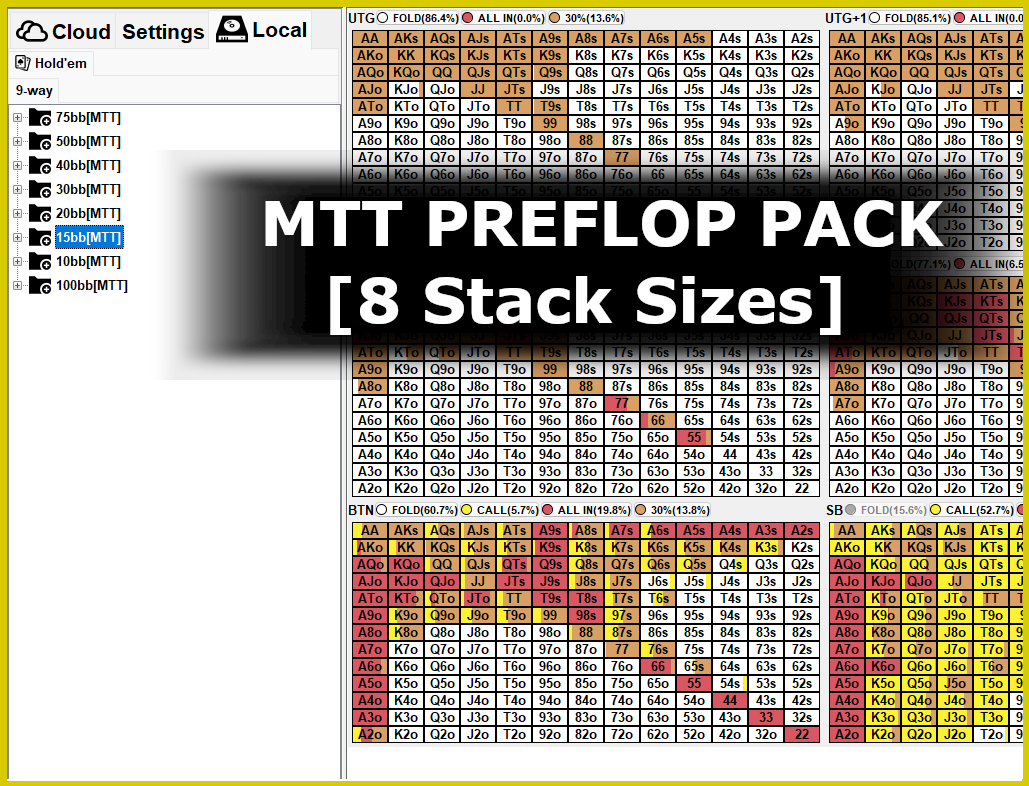 9 HANDED MTT Pack
